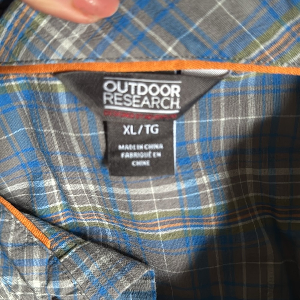 Outdoor Research Blue Casual Button Down Shirt. New no tags. 15% off 3 bundle - Picture 3 of 4